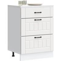 Kitchen Base Cabinet Lucca White Engineered Wood