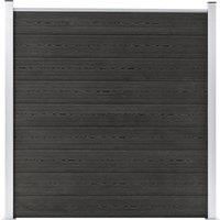 Garden Fence WPC 180x186 cm Grey