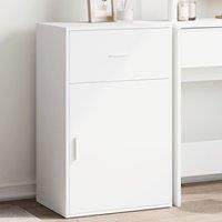 Storage Cabinet White 56.5x39x90 cm Engineered Wood