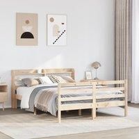 Bed Frame with Headboard without Mattress 160x200 cm