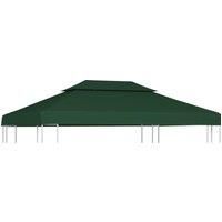 Gazebo Cover Canopy Replacement 310 g / m Green 3 x 4 m