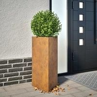 Garden Planters 2 pcs Triangular 40x34.5x70 cm Corten Steel