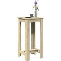 Bar Table Sonoma Oak 51x50x103.5 cm Engineered Wood
