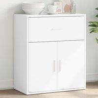 Sideboard White 60x31x70 cm Engineered Wood