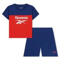 Reebok kids t-shirt and shorts set boys navy blue red Age 0-6 months RRP£35 BNWT