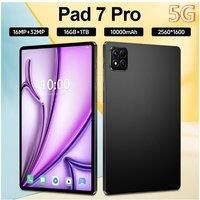 Pad 7 Pro Original Tablets 10.1inch Global Version Android 15 Tablet 5G Dual Sim 10000mAh WIFI Children's Tablets Kids Tab PC