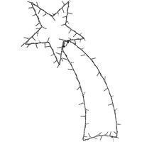 Christmas Lights Shooting Star Silhouette 115 LEDs Warm White