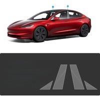 Car Door Triangle Protective Film for Tesla Highland3 A B TPU Transparent Refit Sticker Paint