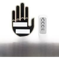 1 Set Car Finger Light with Remote Control Cool Funny Car Interior Light Finger Up LED Middle Finger