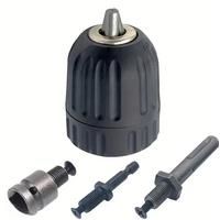 2-13mm Precise Keyless Drill Chuck Converter 3/8"- 24UNF Thread Quick Change Adapter SDS-Plus Shank