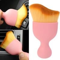 Manicure make up Car Air Conditioner Cleaning Brush pink Outlet Crevice Dust Removal Brushes for Car