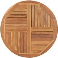 Table Top Solid Teak Wood Round 2.5 cm 90 cm