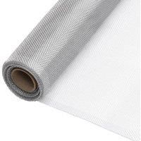 Mesh Screen Aluminium 60x500 cm Silver