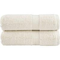 Premium Guest Towels SOLUND 2 pcs Cream 30x50 cm 600 gsm