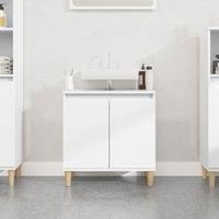 Sink Cabinet White 58x33x60 cm Engineered Wood
