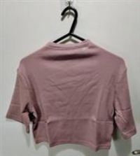 Reebok Ladies Short Sleeved Crop Top In Size UK L (16-18) - L Regular