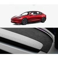 For tesla model 3 Y highland anti uv dashboard cover Center Console Mat Protector Sunshade dashboard