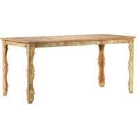 Dining Table 160x80x76 cm Solid Reclaimed Wood