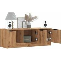 TV Cabinet Artisan Oak 102x35x36.5 cm Engineered Wood