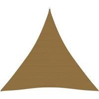Sunshade Sail 160 g/m Taupe 4.5x4.5x4.5 m HDPE