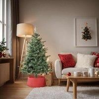Christmas Tree Skirt Red £56x23 cm Plastic