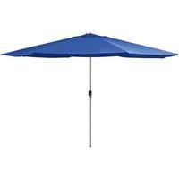 Garden Parasol with Metal Pole 390 cm Azure Blue