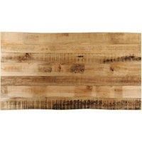 Table Top Live Edge 100x60x2.5 cm Solid Wood Rough Mango