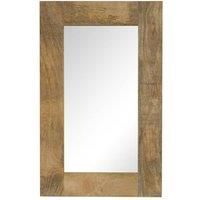 Mirror Solid Mango Wood 50x80 cm