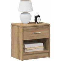 Bedside Cabinets 2 pcs with Drawer Artisan Oak 39x28x41 cm