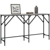 Console Table Grey Sonoma 140x29x75 cm Engineered Wood