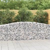 Arched Gabion Baskets 20 pcs 400x50x80/100 cm Galvanised Iron