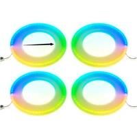 15CM Symphony Speakers 64-color RGB Car Accesorries Car Ambient Lights Speakers for Vehicles Decorative Lights Speakers