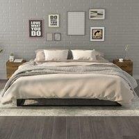 Bedside Cabinets 2 pcs Smoked Oak 40x35x47.5 cm