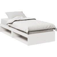 Day Bed without Mattress White 90x200 cm Solid Wood Pine