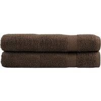 Premium Sauna Towels SOLUND 2pcs Brown 80x200cm 600gsm
