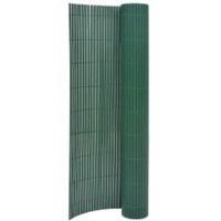 Double-Sided Garden Fence 110x400 cm Green