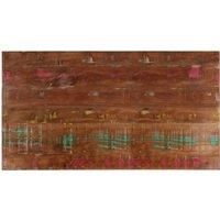 Table Top 120x70x2.5 cm Rectangular Solid Wood Reclaimed