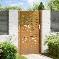 Garden Gate 105x180 cm Weathering Steel Wave Design