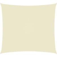 Sunshade Sail Oxford Fabric Rectangular 6x7 m Cream