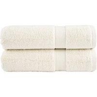 Premium Shower Towels SOLUND 2 pcs Cream 70x140 cm 600 gsm