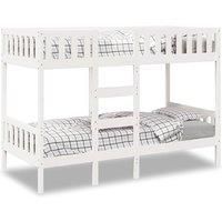 Bunk Bed White 90x200 cm Solid Wood Pine