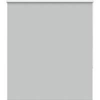 Roller Blind Blackout Light Grey 125x130 cm Fabric Width 121.6 cm Polyester