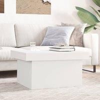 Coffee Table White 80x55x40 cm Engineered Wood