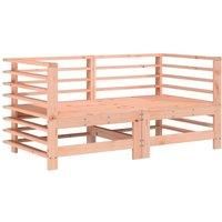 Garden Corner Sofas 2 pcs Solid Wood Douglas