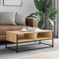 Coffee Table Sonoma Oak 100x51x40 cm Engineered Wood