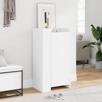 Shoe Cabinet White 52x37.5x100 cm Engineered Wood