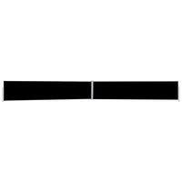 Retractable Side Awning Black 140x1200 cm