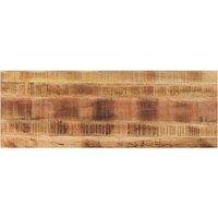 Table Top 140x60x2.5 cm Rectangular Solid Wood Rough Mango