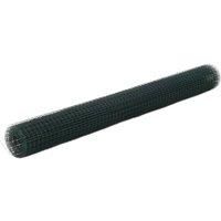 Chicken Wire Fence Steel with PVC Coating 25x1.5 m Green