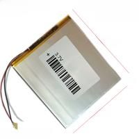 30110120 3.7V Polymer Lithium Battery 6500MAH For tablet battery engineering equipment Tablet computer 120*110*3mm